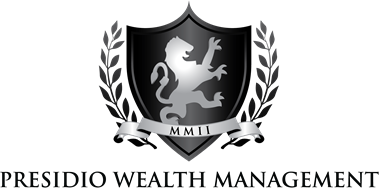 Presidio Wealth Management crest and wordmark.